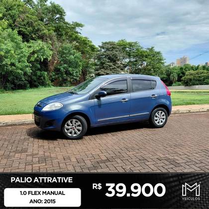 FIAT PALIO 1.0 MPI ATTRACTIVE 8V FLEX 4P MANUAL FIAT PALIO 1.0 MPI ATTRACTIVE 8V FLEX 4P MANUAL